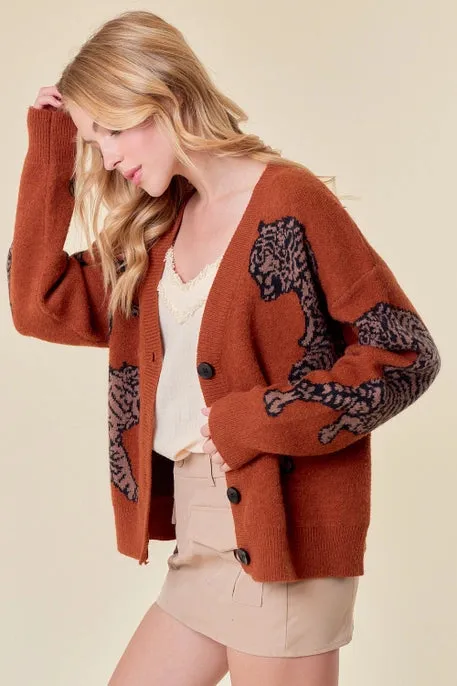 Toni Tiger Sweater Cardigan