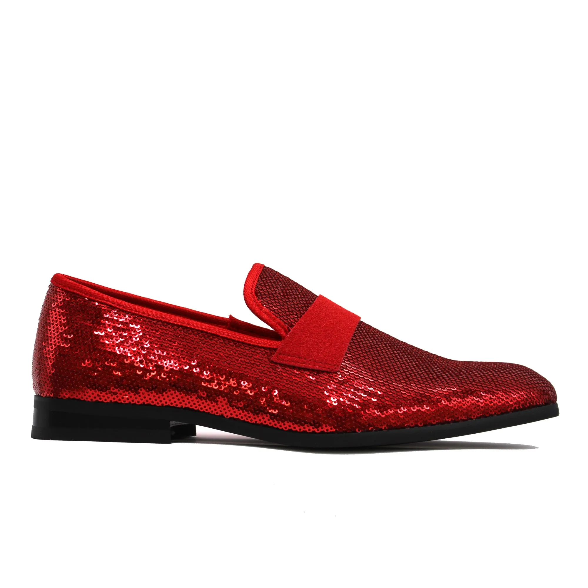 TR PREMIUM,PLAIN TOE-SLIP ON-SLF-SHOES-5659-RED