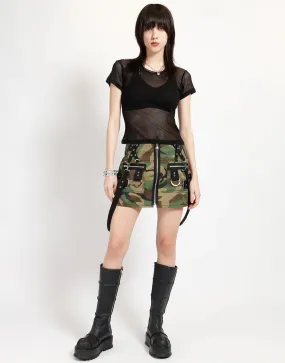 Tripp NYC Super D-Ring Skirt Camo