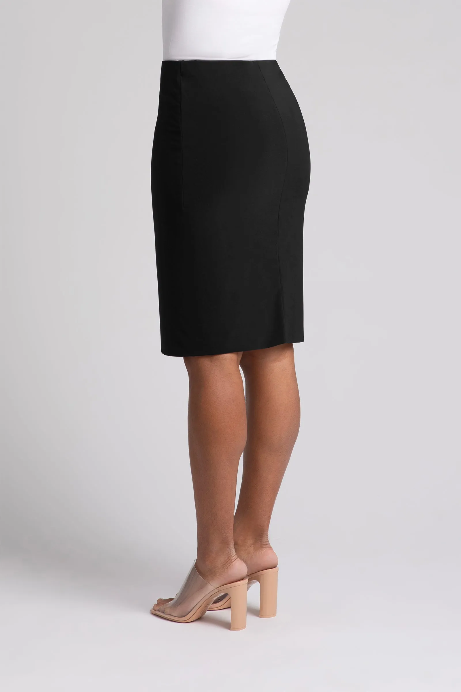 Tube Skirt Midi | Black