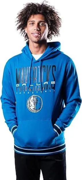 Ultra Game NBA Official Men’s Soft Fleece Hoodie Pullover Sweatshirt - Unisex, Dallas Mavericks, Team Color|Dallas Mavericks