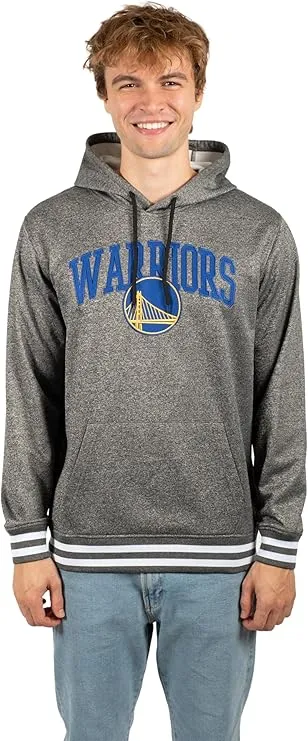 Ultra Game NBA Official Men’s Soft Fleece Hoodie Pullover Sweatshirt - Unisex, Golden State Warriors|Golden State Warriors