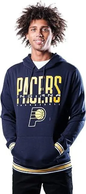 Ultra Game NBA Official Men’s Soft Fleece Hoodie Pullover Sweatshirt - Unisex, Indiana Pacers, Team Color|Indiana Pacers