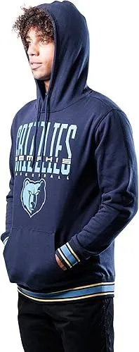 Ultra Game NBA Official Men’s Soft Fleece Hoodie Pullover Sweatshirt - Unisex, Memphis Grizzlies|Memphis Grizzlies