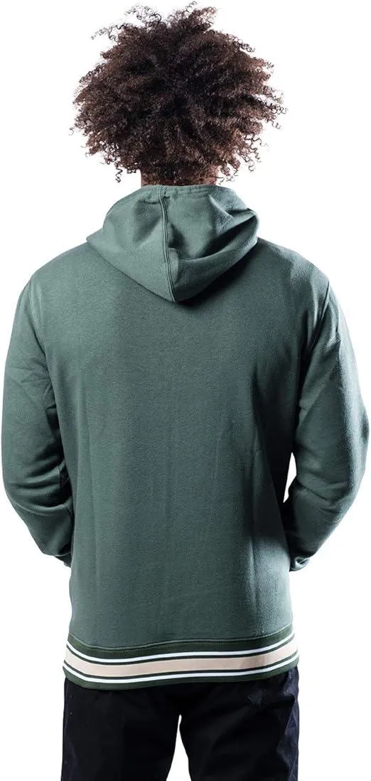 Ultra Game NBA Official Men’s Soft Fleece Hoodie Pullover Sweatshirt - Unisex, Milwaukee Bucks, Team Color|Milwaukee Bucks