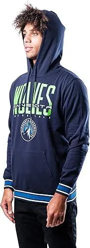 Ultra Game NBA Official Men’s Soft Fleece Hoodie Pullover Sweatshirt - Unisex, Minnesota Timberwolves, Team Color|Minnesota Timberwolves