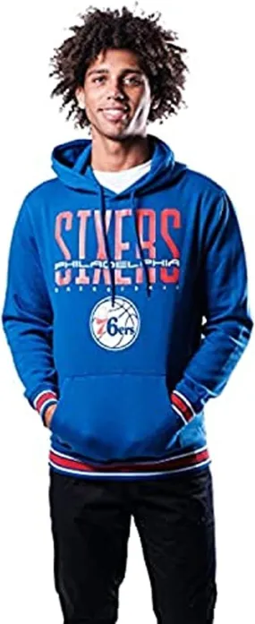 Ultra Game NBA Official Men’s Soft Fleece Hoodie Pullover Sweatshirt - Unisex, Philadelphia 76ers|Philadelphia 76ers