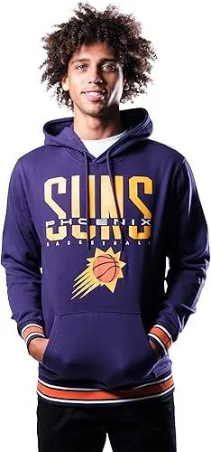 Ultra Game NBA Official Men’s Soft Fleece Hoodie Pullover Sweatshirt - Unisex, Phoenix Suns, Team Color|Phoenix Suns