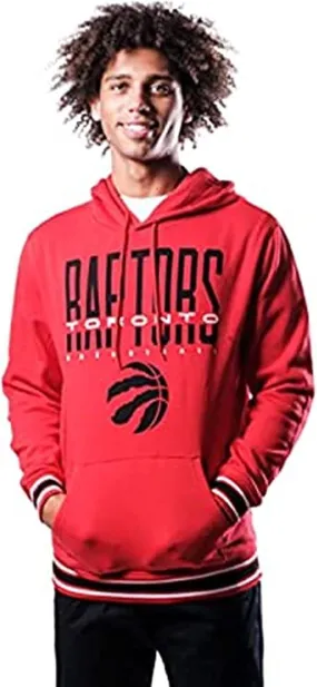 Ultra Game NBA Official Men’s Soft Fleece Hoodie Pullover Sweatshirt - Unisex, Toronto Raptors, Team Color|Toronto Raptors