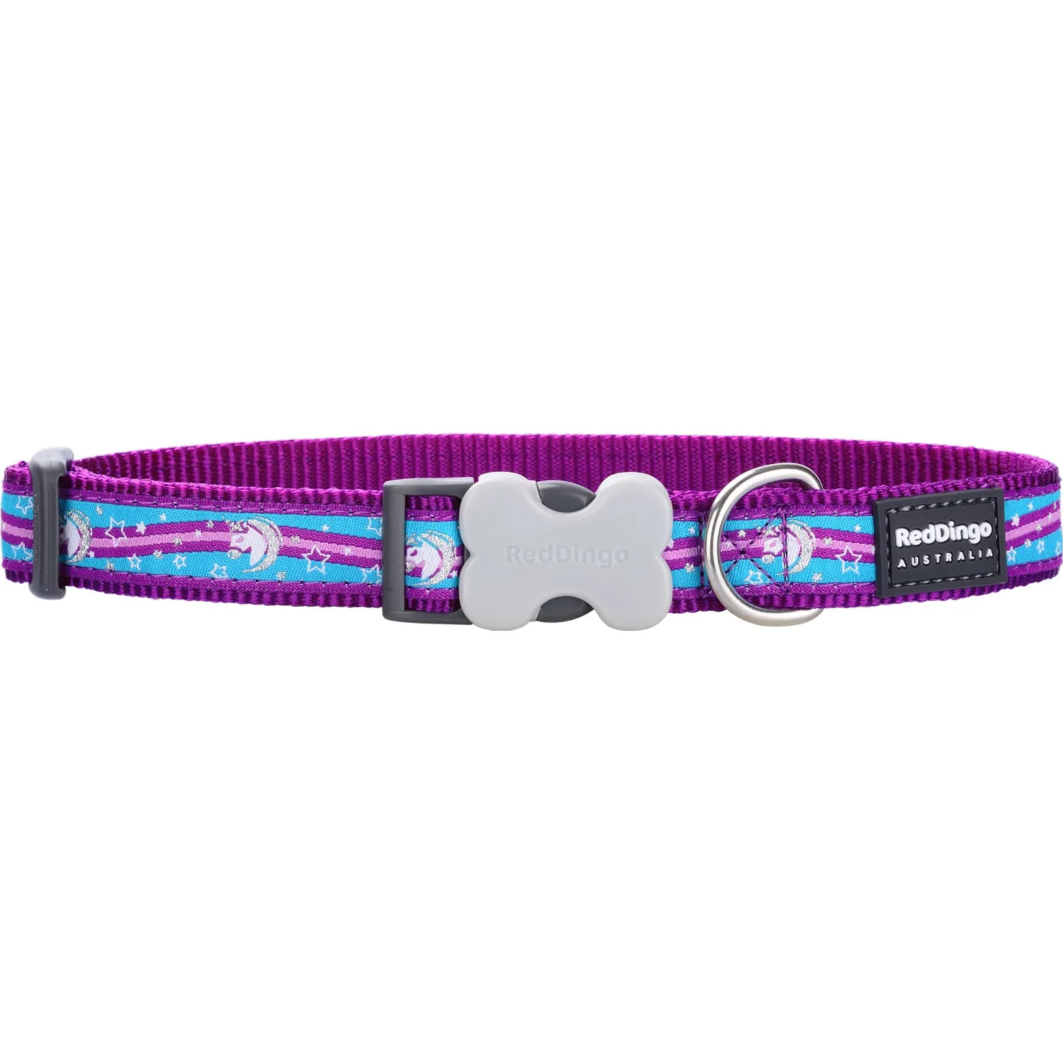 Unicorn Purple Dog Collar