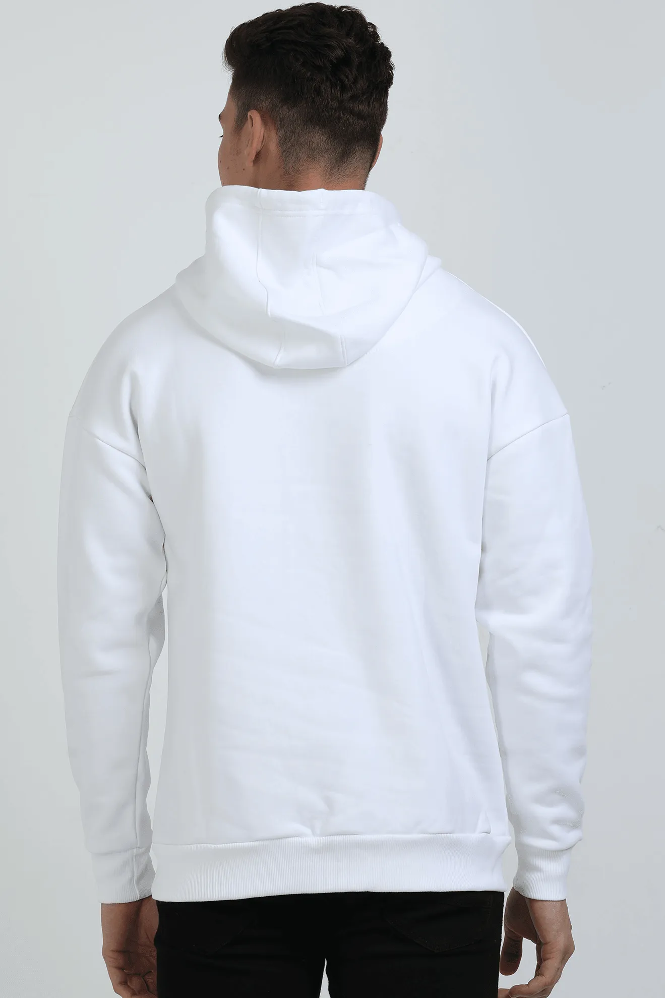 Unisex Oversized Hooded Sweatshirt -Super Combed Bio-Washed Cotton