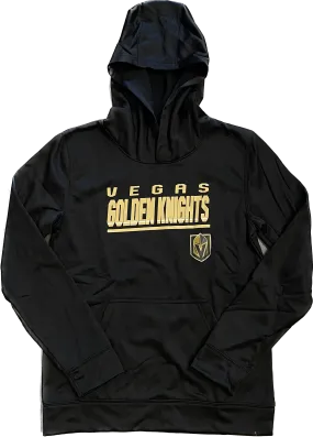 Vegas Golden Knights Youth Performance Pullover Hood - Black