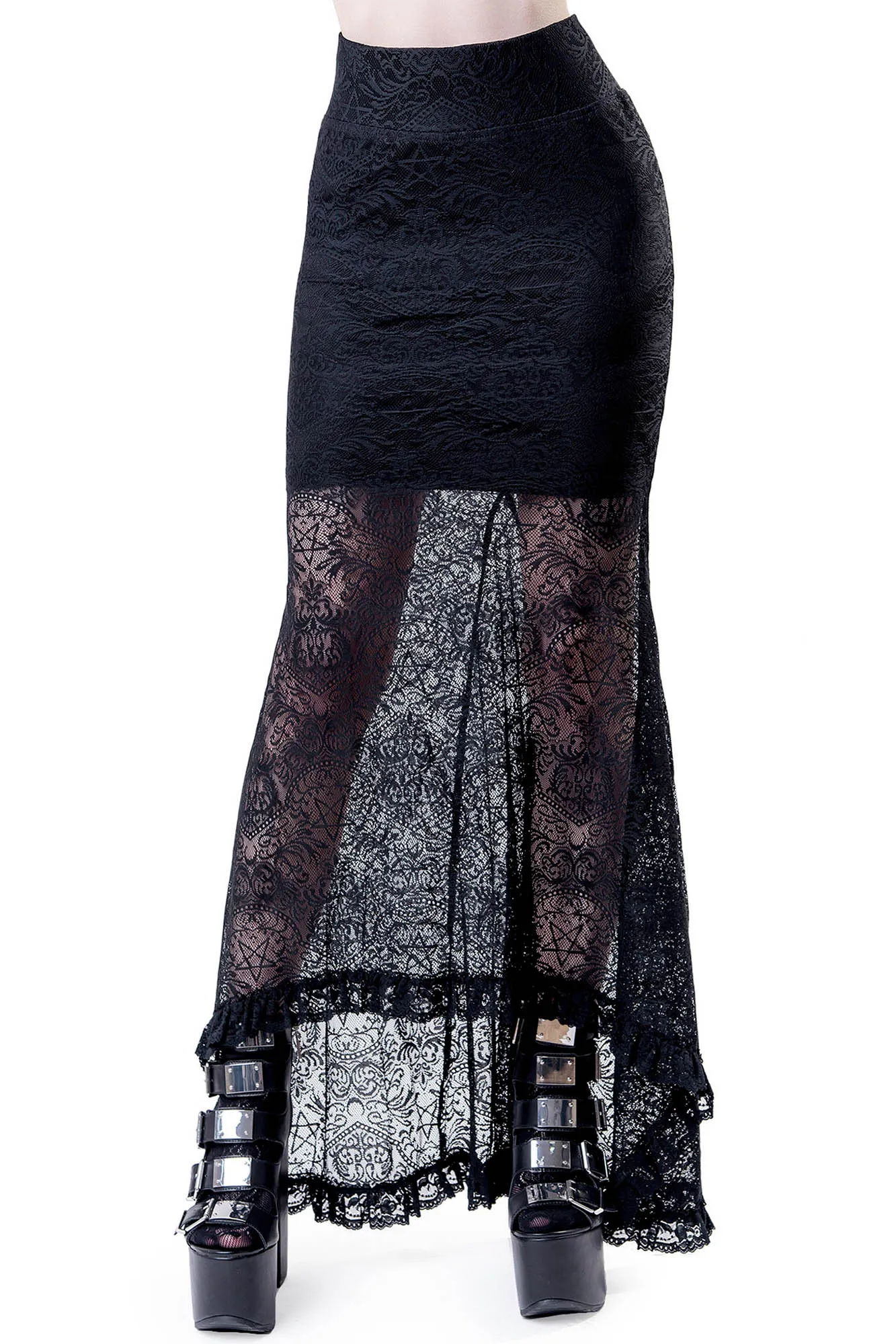 Venus Lace Maxi Skirt