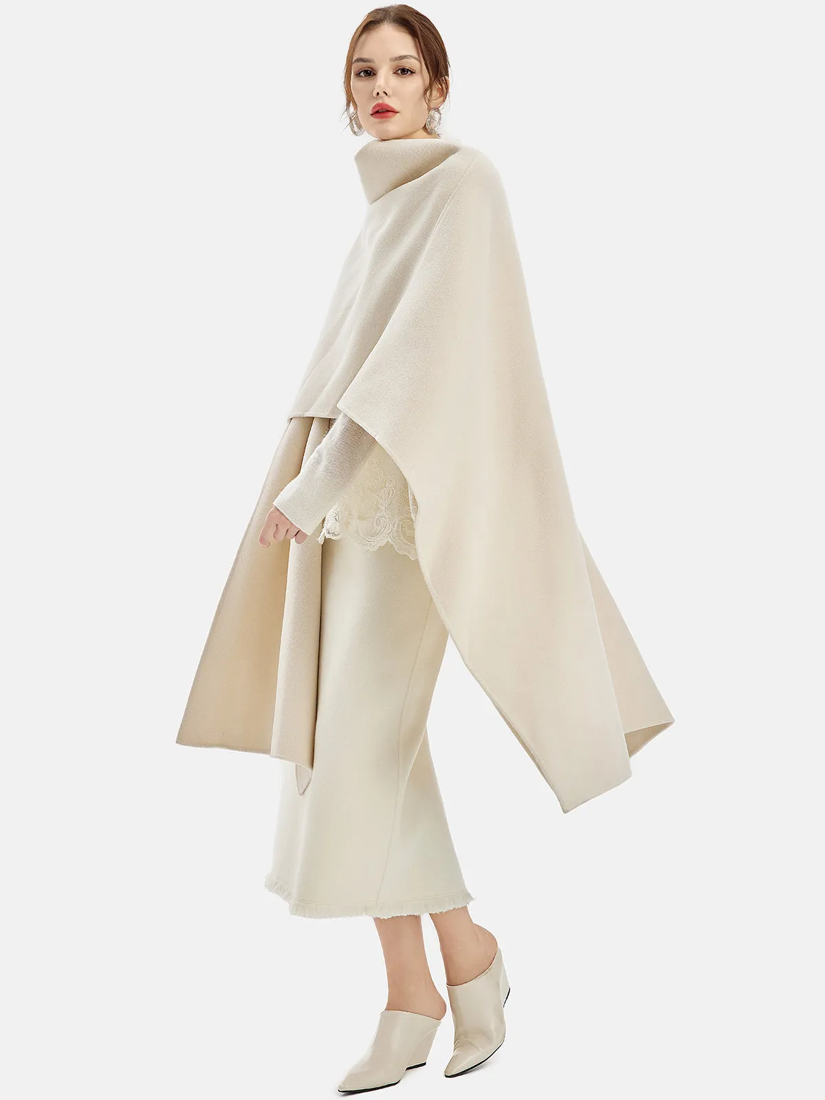 Versatile Australian Wool Poncho