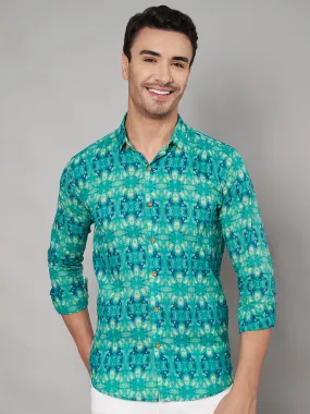 Vibrant Rajasthani Full Sleeve Cotton Shirt for Men