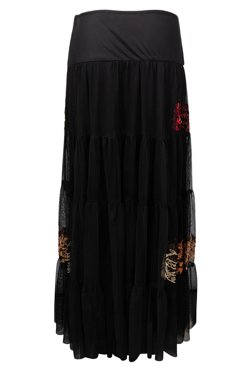 Vintage Collection Waterfall Maxi Skirt