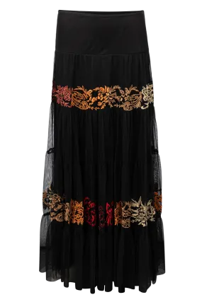 Vintage Collection Waterfall Maxi Skirt