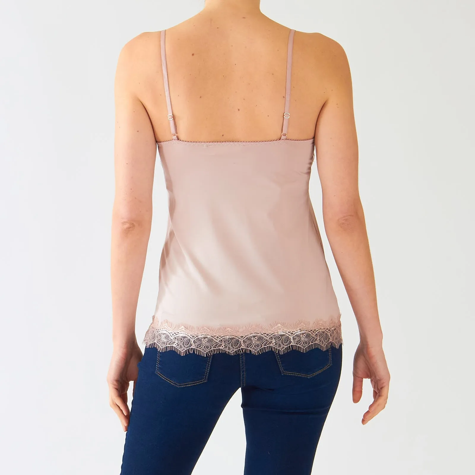 Vintage Powder Billie Lace Trim Cami