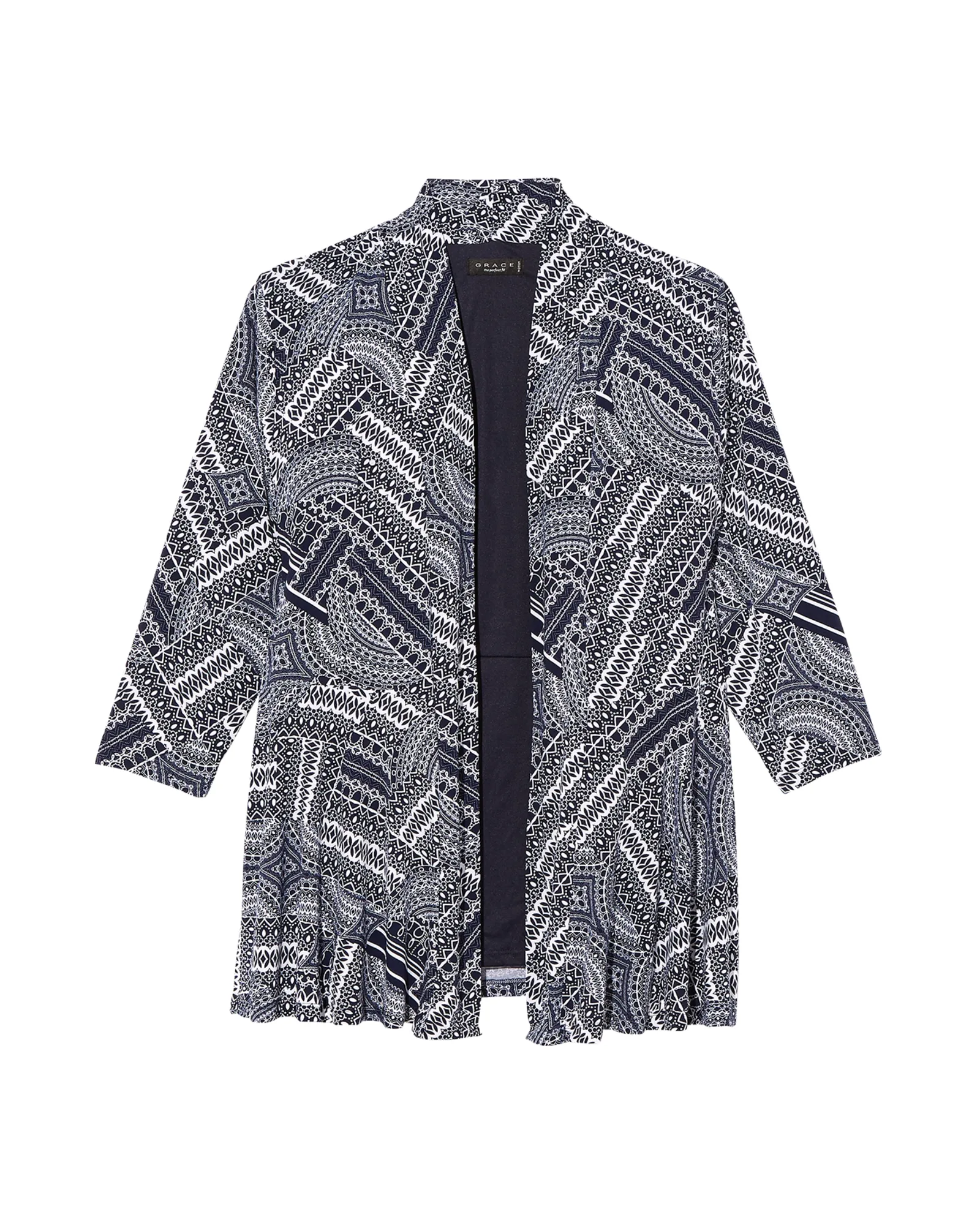 Vivine Cardigan | Navy / Ivory