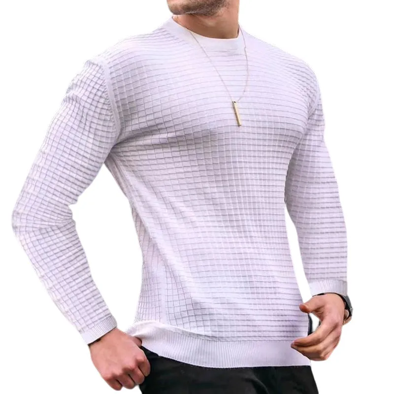 Waffle Slim Cotton T-shirt