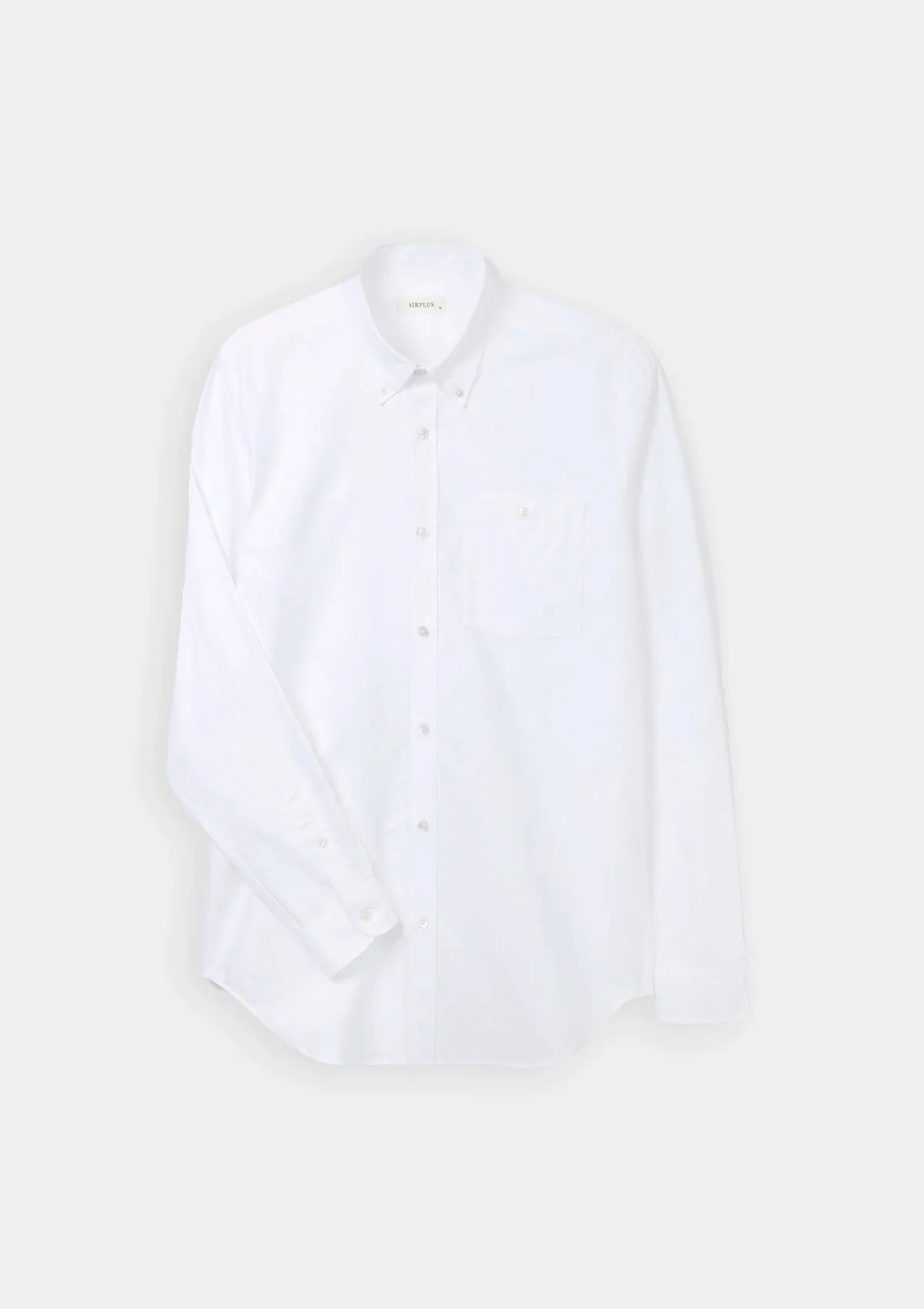 White Oxford Button-Down Collared Shirt