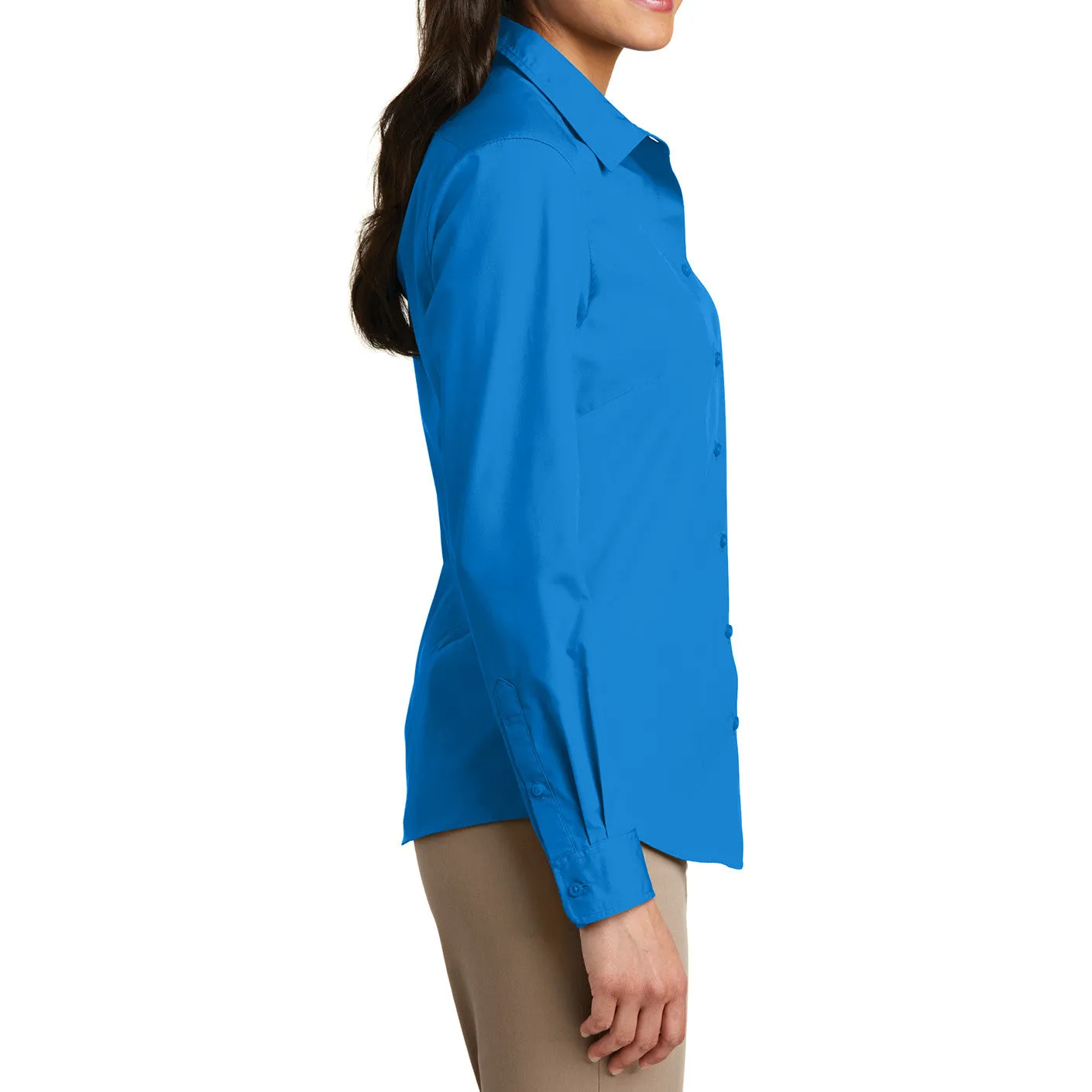 Women’s Long Sleeve Carefree Poplin Shirt