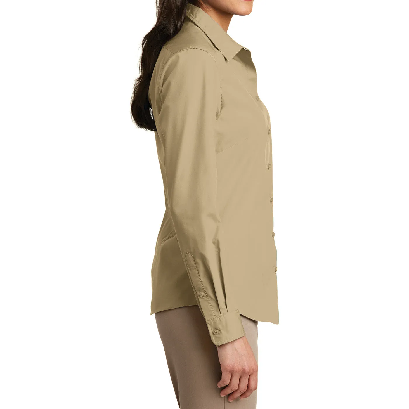 Women’s Long Sleeve Carefree Poplin Shirt