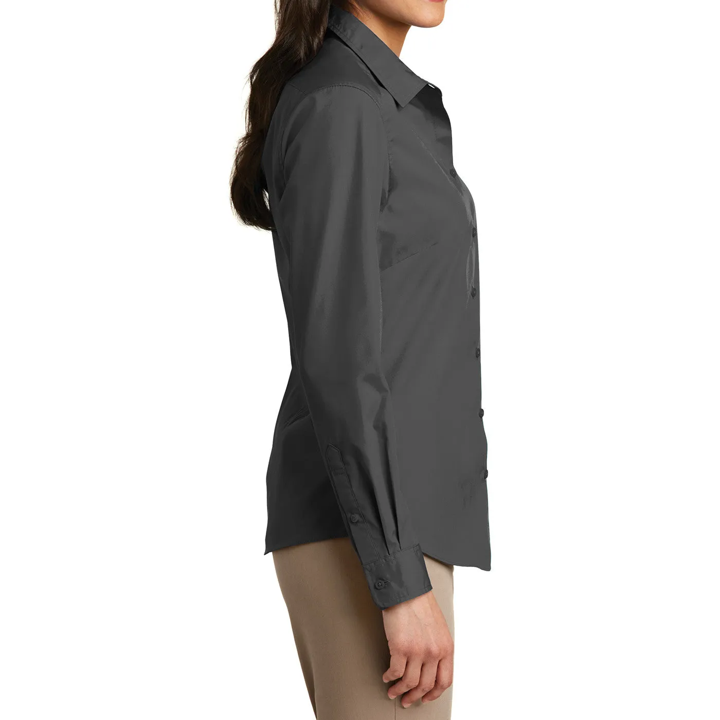 Women’s Long Sleeve Carefree Poplin Shirt