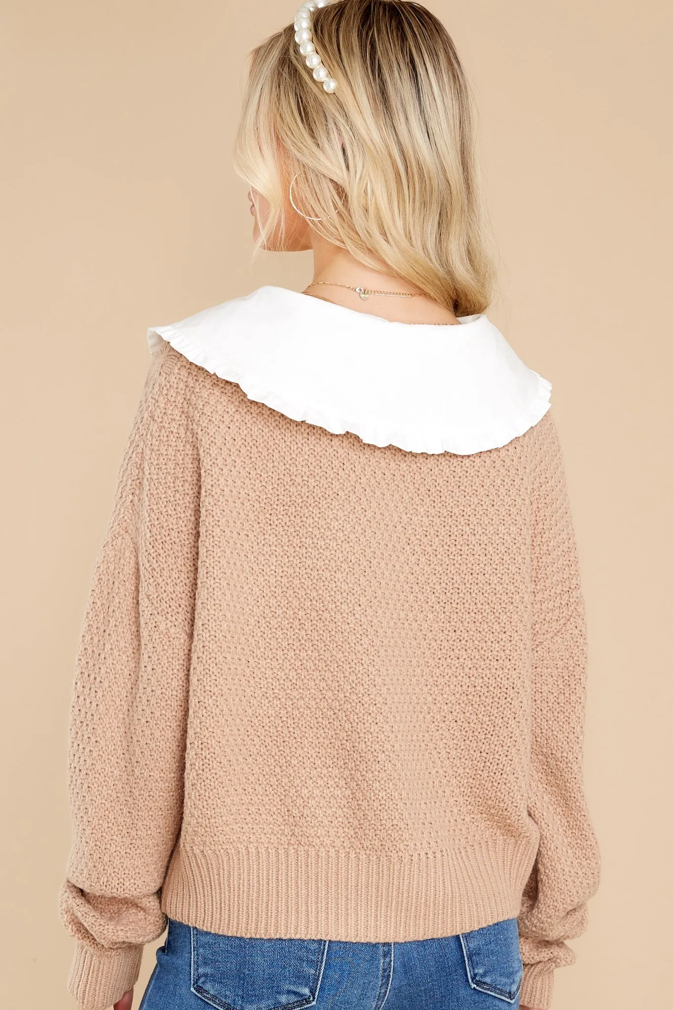 Wonderful Fairytale Taupe Sweater